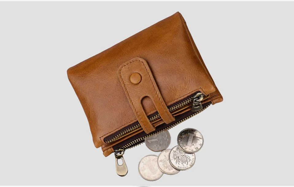 Винтажный кошелек из натуральной кожи мужской портфель подарок мужской Cudan Portomonee Perse Карманный Кошелек для монет сумка для денег