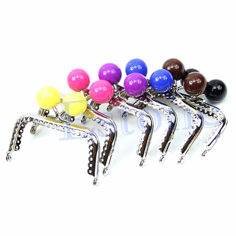 

THINKTHENDO Sew Metal Purse Bag Handbag Handle Coin Kiss Clasp Lock Frame 8.5cm
