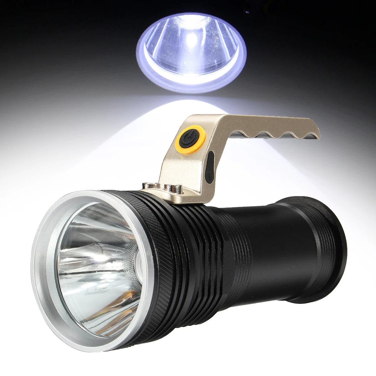 

Rechargeable Powerful LED Flashlight Torch Light Lamp Lantern Portable Fishing Light 18650 Battery Camping Torch