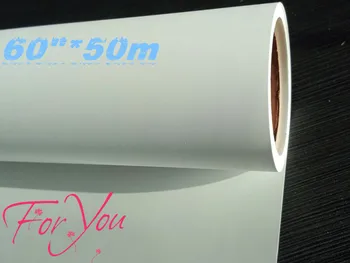 

115gsm 60"*50m non-waterproof pp paper roll for wholesale matte surface