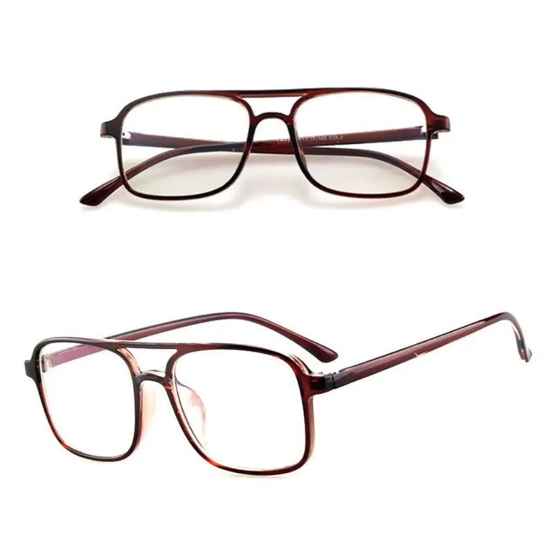 Новые оптические очки в большой оправе модные классические прозрачные линзы для близорукости женские мужские ультралегкие очки