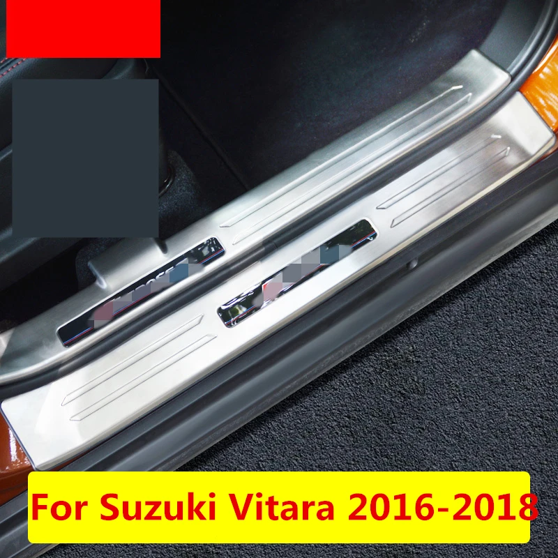 Запчасти для Suzuki Vitara 2016-2018 педали из нержавеющей стали запчасти порога украшение