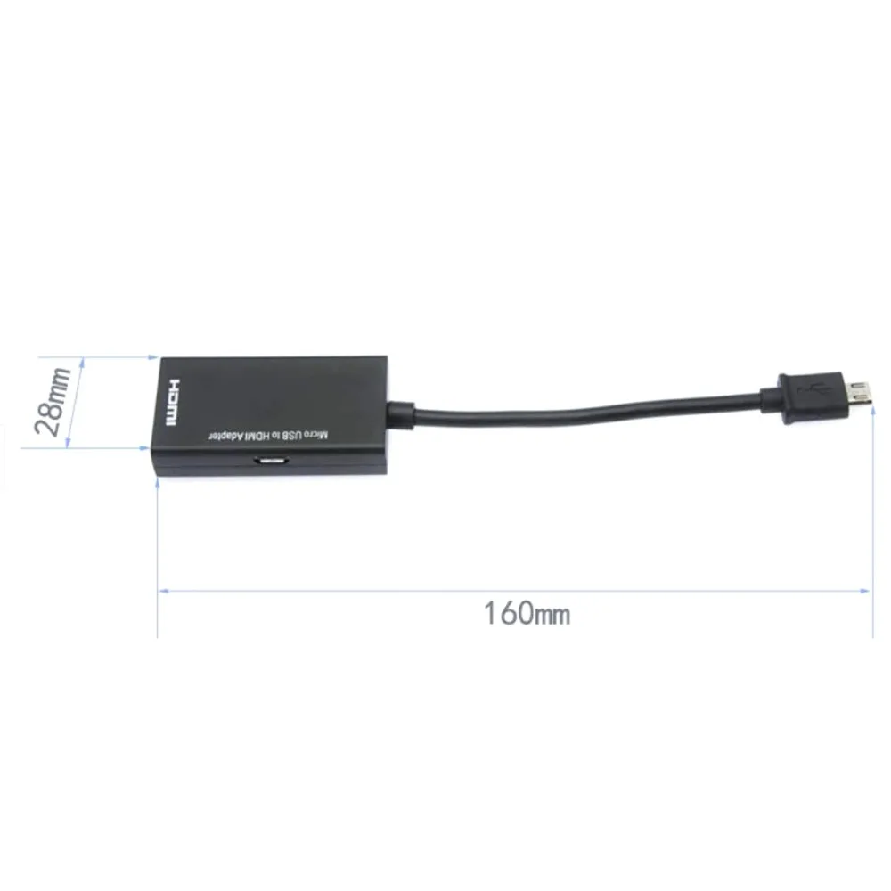 SOONHUA микро USB к HDMI конвертер адаптер для ТВ 1080P HD HDMI аудио видео кабель для samsung huawei Android телефон планшет