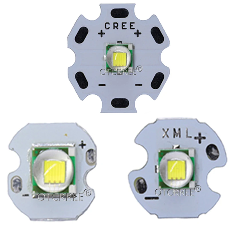 1 шт. CREE XML XM L T6 LED U2 10 Вт Холодный белый Теплый синий красный зеленый УФ