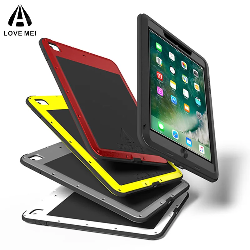 Оригинальный ударопрочный чехол Love Mei для Apple новый iPad 9 7 2017 с сильным тяжелым