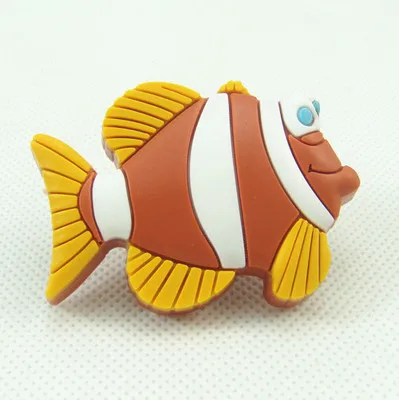 5pcs Soft Gum Yellow Fish Cabinet Handles Kids S Cartoon Drawer Pulls Closet Door Decorative Furniture Hardware In From