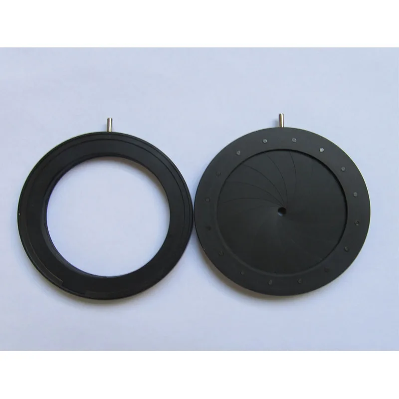 

2018 New 2.5-44MM Amplifying Diameter Zoom Optical Iris Diaphragm Aperture Condenser 16 Blades for Digital Camera Microscope