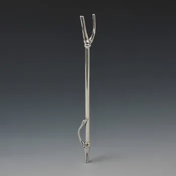 

Pure Handmade Individual Bamboo Silver Pot Fork Pure Silver Pot Cover Tea Household Anti-scalding Kungfu Teaware Accessories