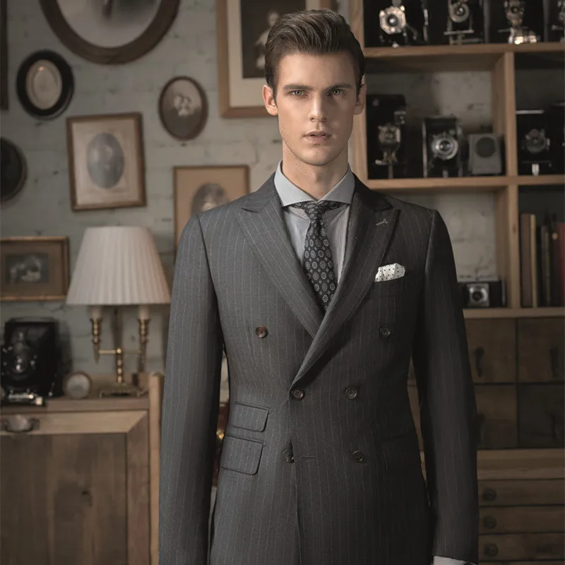 ( 2pcs Set: Jacket+Trouser ) Italian Collection Wool Tailor-made Suits -Fabric: Wool/ Pure Wool/ Flannel/ Linen/ Tweed ( 2pcs Set: Jacket+Trouser ) Italian Collection Wool Tailor-made Suits -Fabric: Wool/ Pure Wool/ Flannel/ Linen/ Tweed