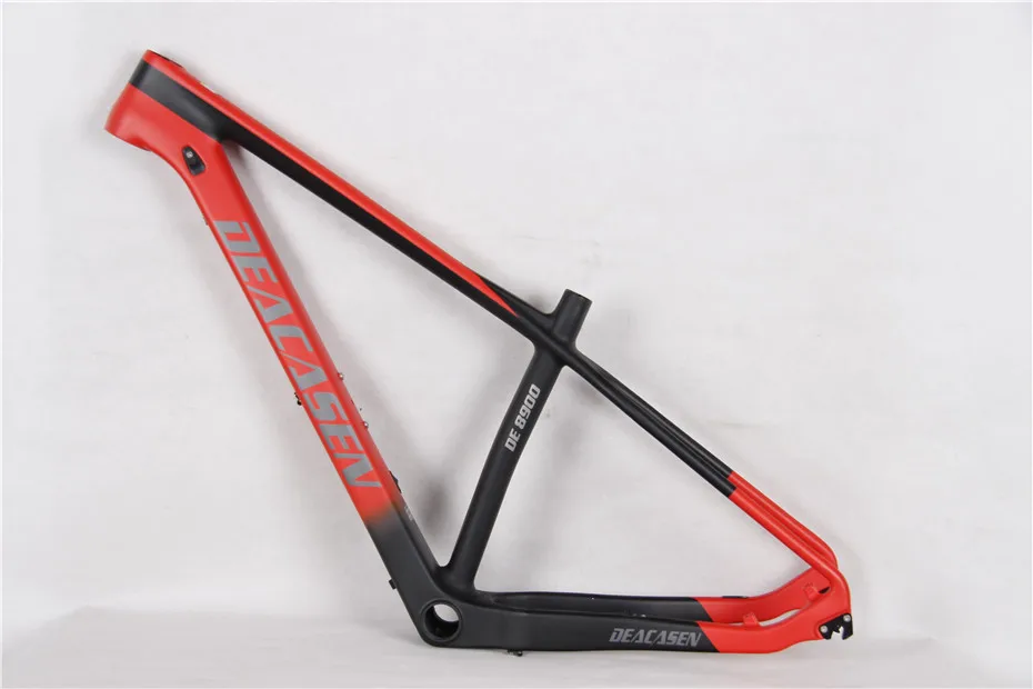 DEACASEN Newest Carbon MTB Frame Full Carbon UD Weave Bike Frame Thru
