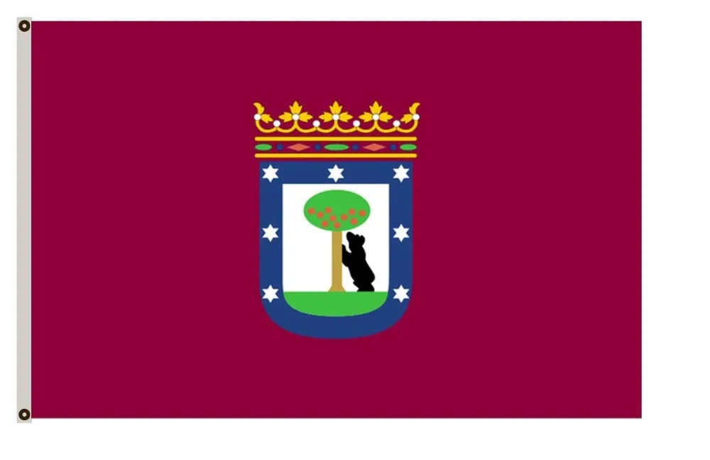 City of Madrid Spain Flag | Дом и сад