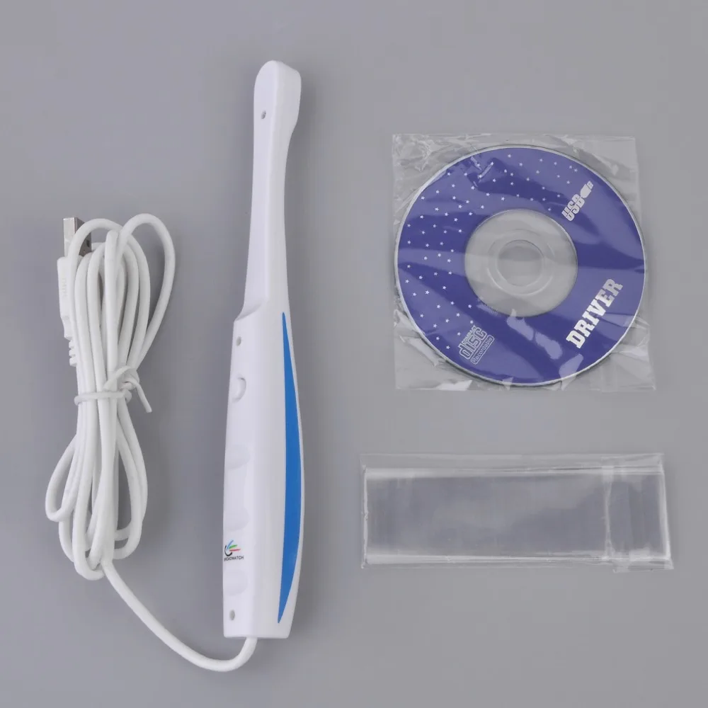 6LED стоматологическая интраоральной Проверка Цифровой Micro Камера Профессиональный USB Micro-Check Камера/Устные зубные Камера USB 2,0 Белый