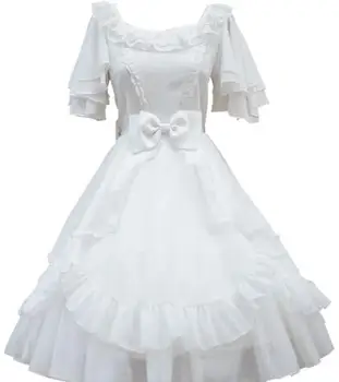 

The new spring and summer brocade garden lolita blouse pure color chiffon dress