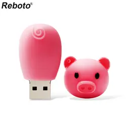 Лидер продаж USB Flash Drive мультфильм ручка в форме поросенка Drive Смешные свинья Memory Stick милый ручка в форме поросенка drive 4 GB 8 GB 16 ГБ, 32 ГБ, 64 GB U диск