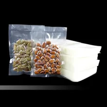 100 шт. разного размера вакуумный мешок Еда свежие мешок вакуумный упаковщик сумка Еда мешки для хранения Кухня Еда упаковка чехол Саран Обёрточная бумага