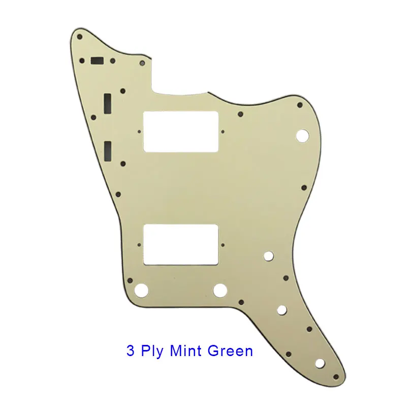 Pleroo Custom Guitar Parts- For USA\Mexico Fd Jazzmaster style Guitar pickguard With PAF Humbucker Scratch Plate Replacement