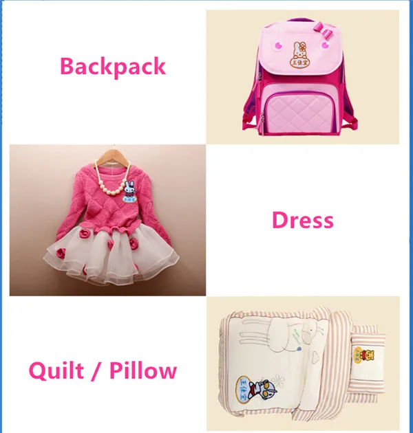 Customized Kids Name stickers Embroidery Iron Sewn on cloth patches - 5