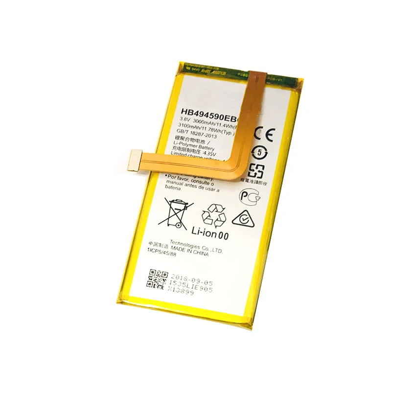 

High Quality For Huawei honor 7 HB494590EBC 3000mAh Battery For Huawei honor 7 G628 Smart Phone Replacement