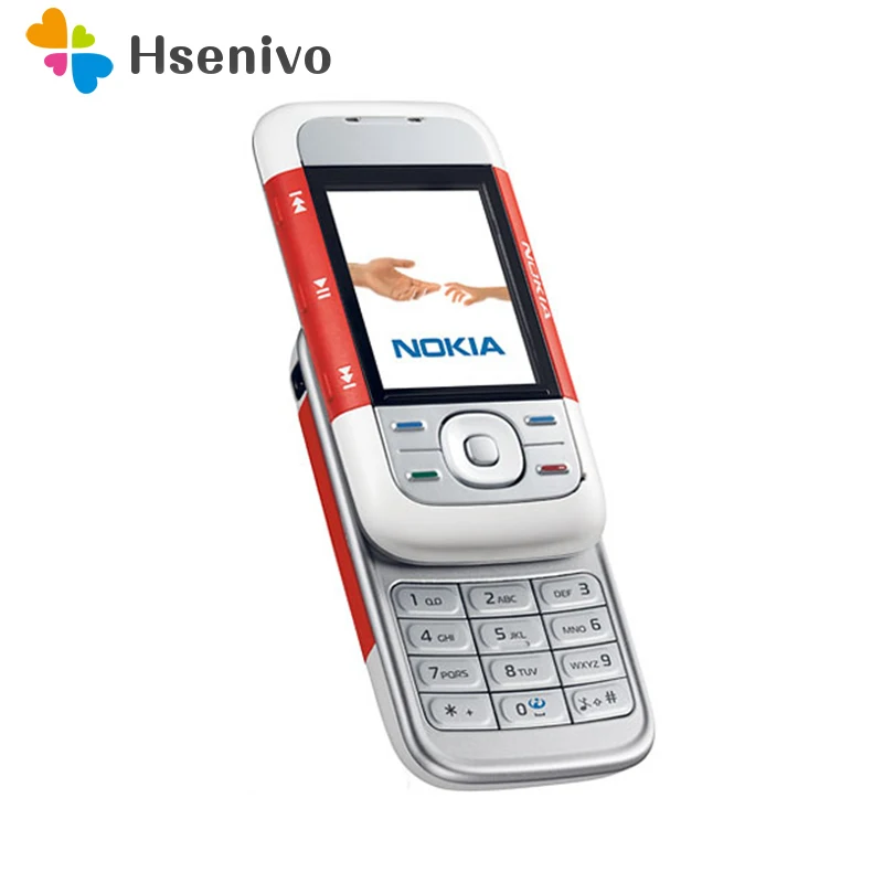 Оригинальный Nokia 5300 разблокирована 2G GSM 900/1800/1900 мобильный телефон Поддержка английский/русский/арабский/Иврит Клавиатура мобильные