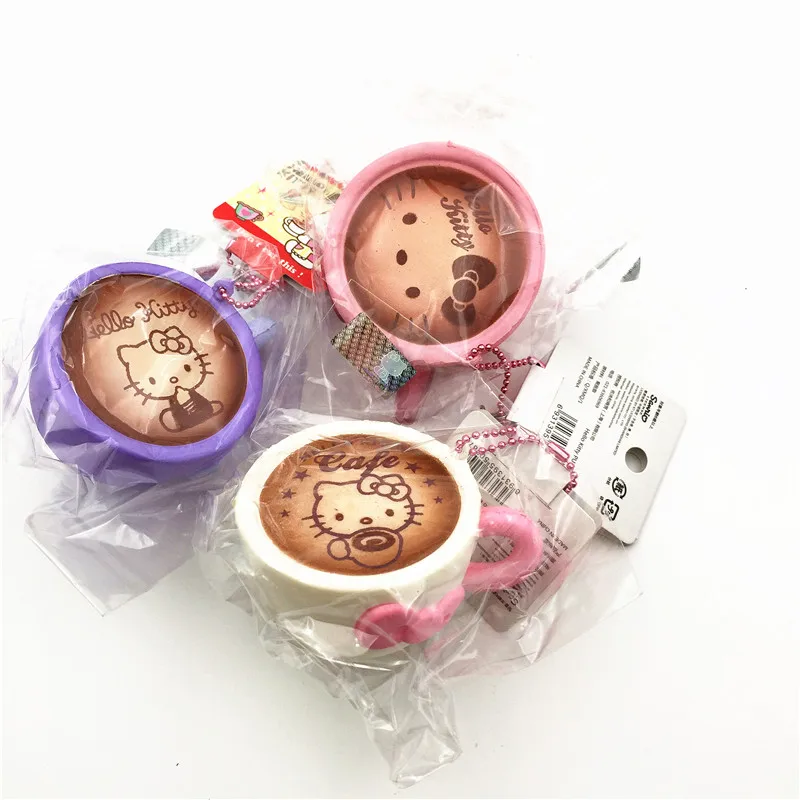 Мягкие hello kitty серии медленно поднимающиеся Kawaii мягкие Jumbo мини сжимаются забавные игрушки для детей рождественские подарки для детей