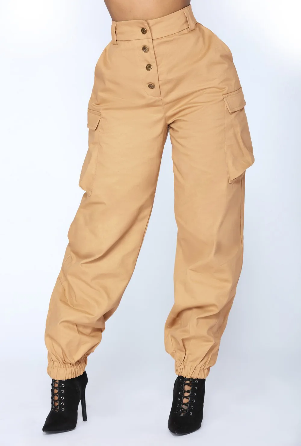 button fly cargo pants
