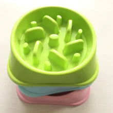 Медленная кормушка для собак, силиконовая анти-шок для кошек, анти-глотание дросселя, ПЭТ плита, Интерактивная кормушка для кошек, пищевая головоломка