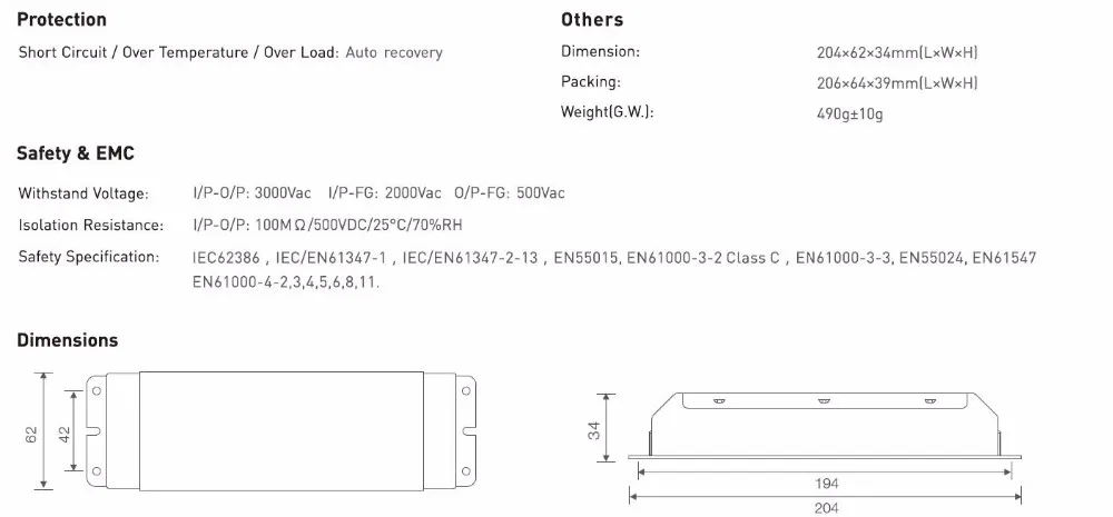 ltech dali-75-12-f1m1 CV ДАЛИ затемняя драйвер AC100-240V вход 12 В 6.2a 72 Вт выход светорегулятор нажимной светодиодный драйвер