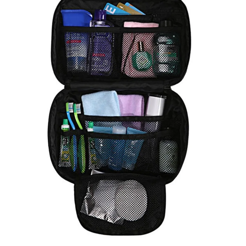 

Fashion Travel Cosmetic Bag Toiletry Kit Wash Bag Storage Bag Organizer Pouch Divider Packing Makeup Tool Sundries Holding Bag