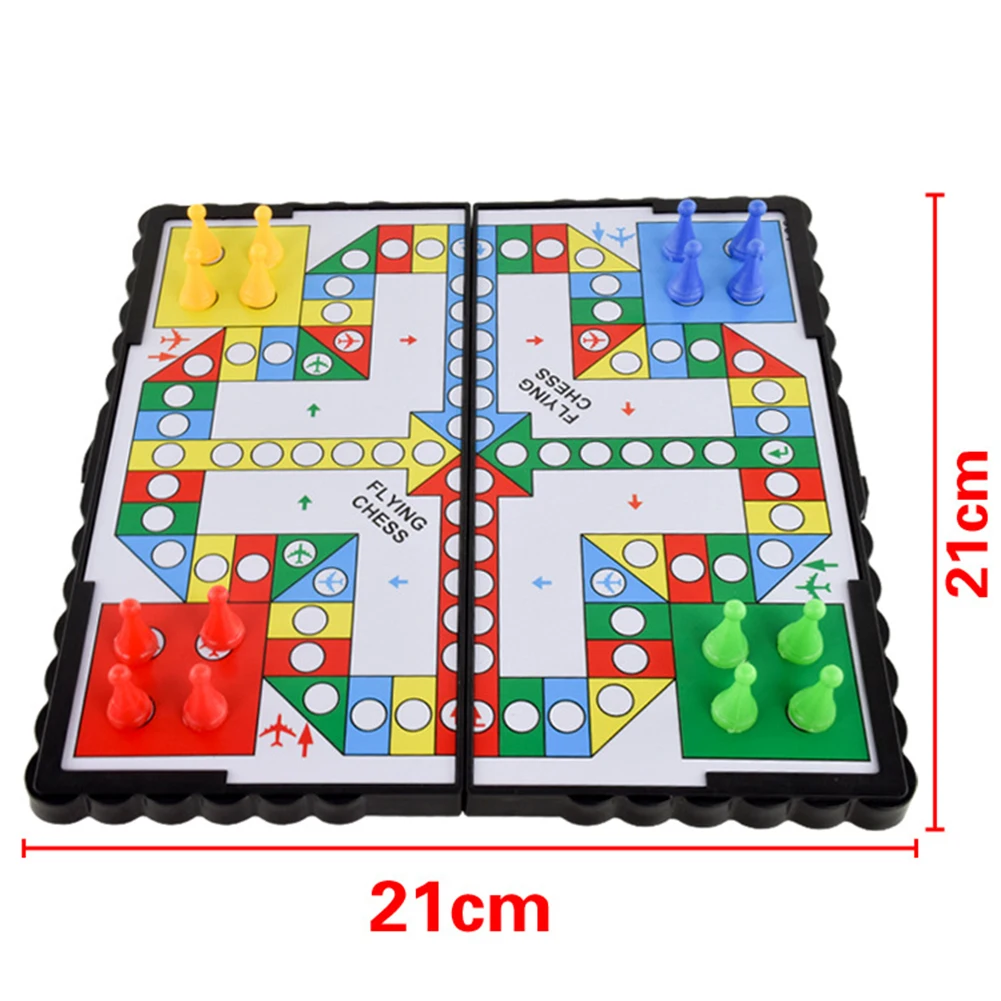 Mini Magnetic Travel Game Ludo Flying Chess Crawling Mat Fast Dispatch Play mat 4