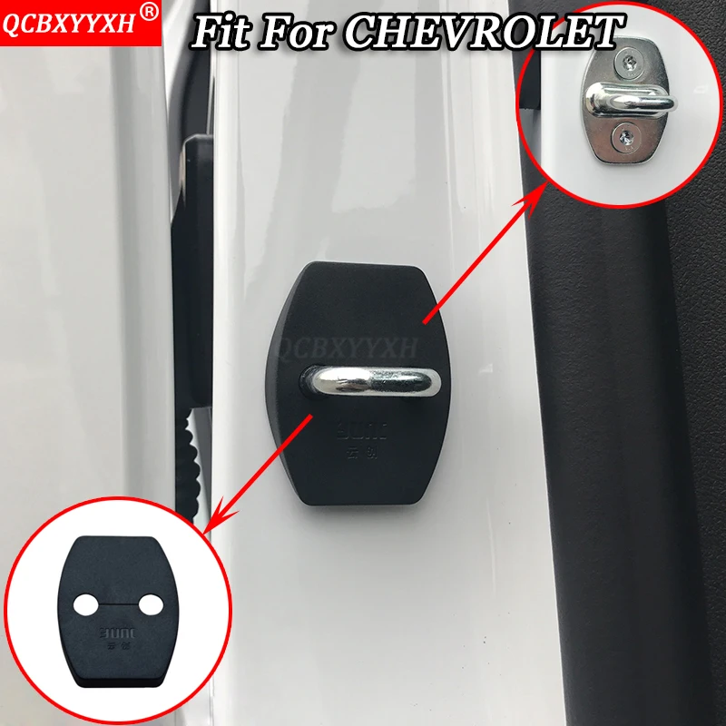 Автомобильный Стайлинг 4 шт./компл. для Chevrolet Epica Spark Sail Lova Captiva Cruze Malibu XL Trax Автоматический дверной замок защитный чехол QCBXYYXH