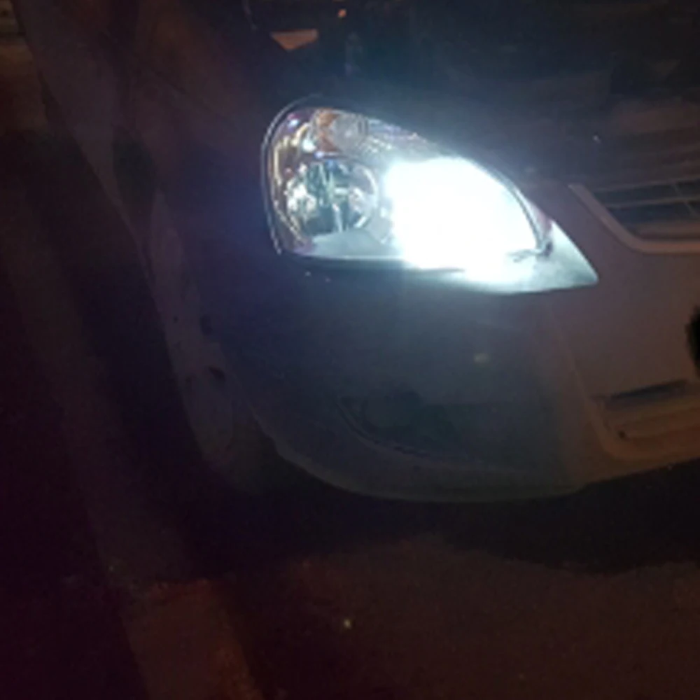 SUKIOTO 10-100PCS Ceramic T10 W5W LED Car Light White 5500K Width Marker t10 Clearance Wedge Dome Bulbs Mini Size