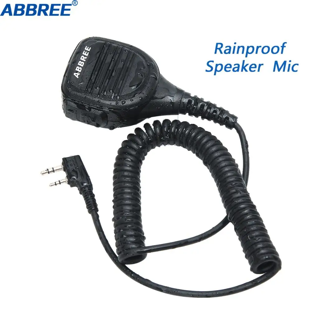 5 шт. ABBREE AR 760 Walkie Talkie микрофон PTT Mic с разъемом для наушников 3 мм Kenwood Baofeng UV5R