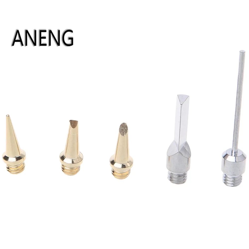 

ANENG 5pcs Nozzle for HS-1115K Soldering Iron Cordless Welding Tools gas welding tips