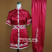 Customize Chinese wushu uniform Kungfu clothing Martial arts suit exercise embroidery for men woman boy children girl boy kids