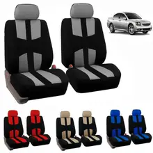 Universal Car Front Seat Covers Protect Cover Washable Auto SUV Van Truck Bus 2 Headrest Covers+ 2 Front Seat Cover