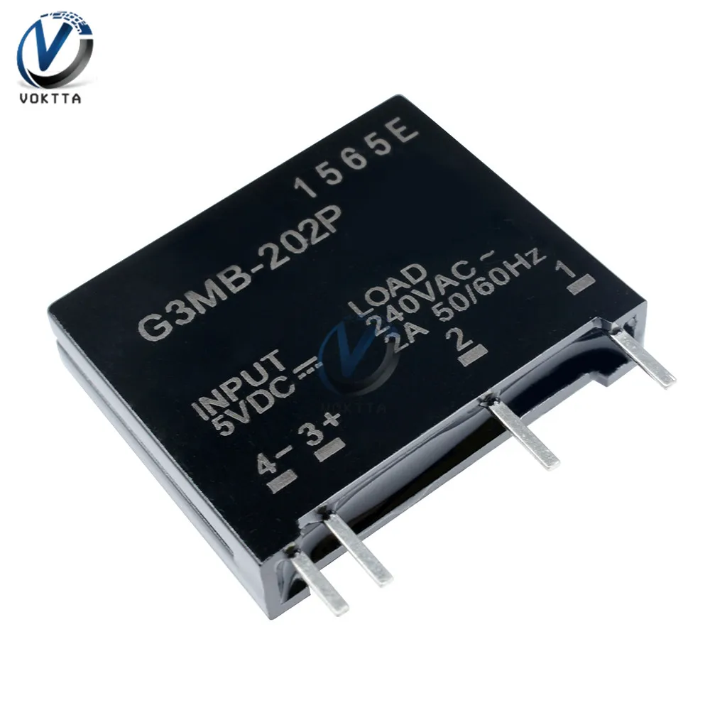 Релейный модуль G3MB 202P 1 шт. 5 В постоянный ток 240 в 2 А Твердотельный релейный таймер