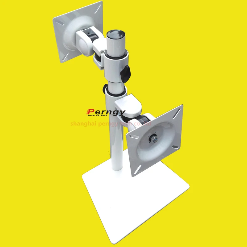 DL-AOC1-D 1"-27" 2" регулируемая высота 5 кг металлическое основание двойной монитор Настольный кронштейн двойной экран