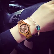 ELMERA деревянные часы женские простые деревянные часы для женщин Miyota Кварцевые наручные часы