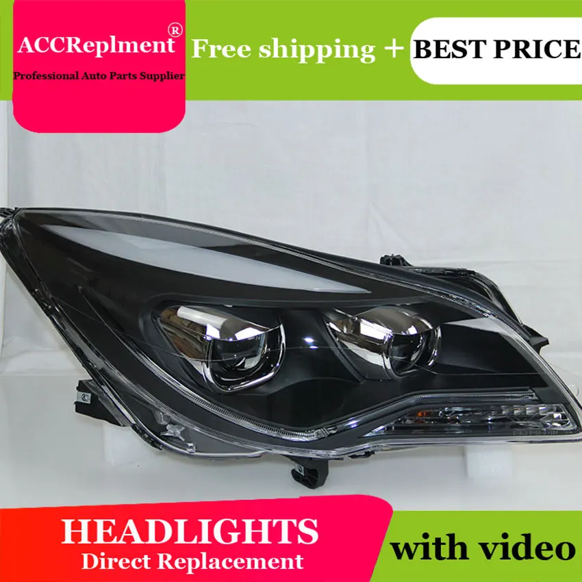 Car Styling LED Head Lamp for Opel Insignia headlights 2014 2015 new