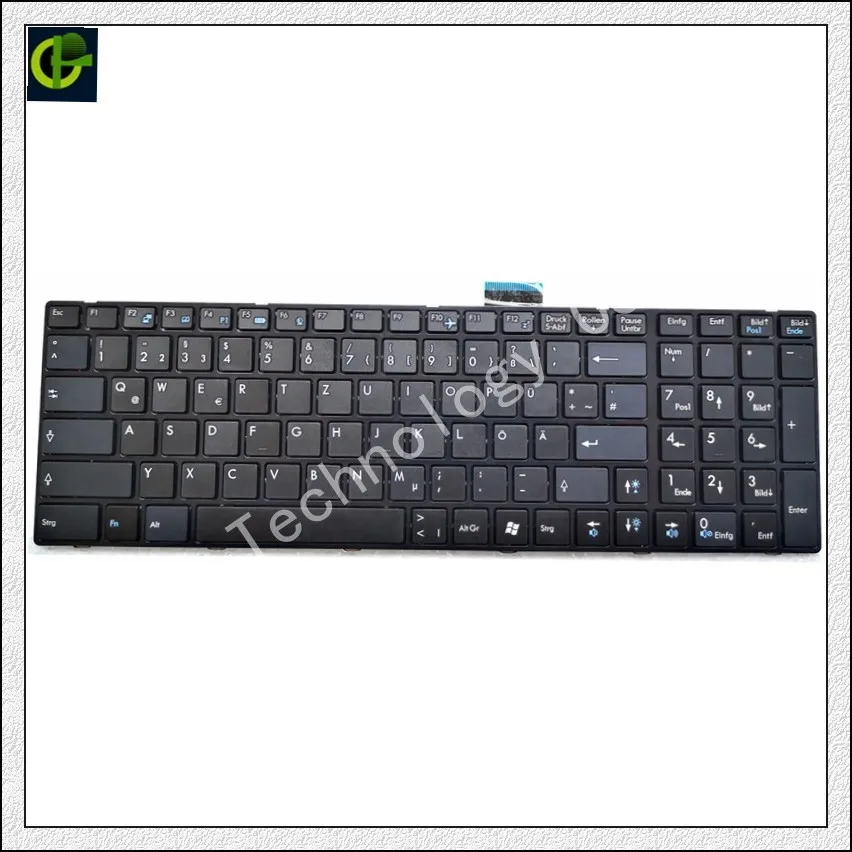 

Deutsch German Keyboard for MSI MS-16GA MS-16GB MS-16GC MS-16GD MS-16GE MS-16GF S1N-3ERU291 S1N-3EUS204 S1N-3ERU2K1 GR DE