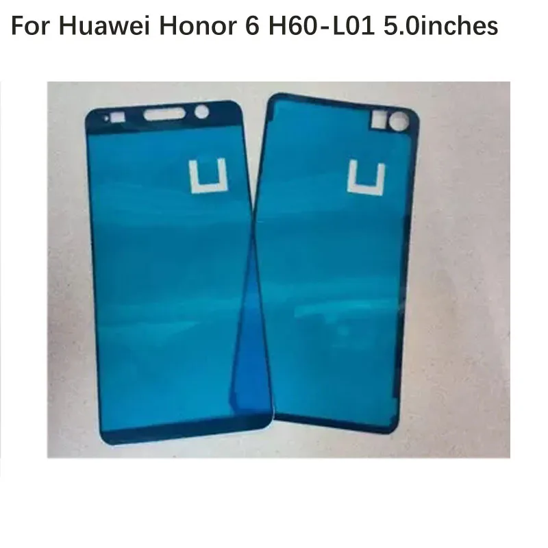 Для Huawei Honor 6 H60-L01 H60-L11 Задняя крышка батареи наклейка ЖК-экран передняя рамка 3 м