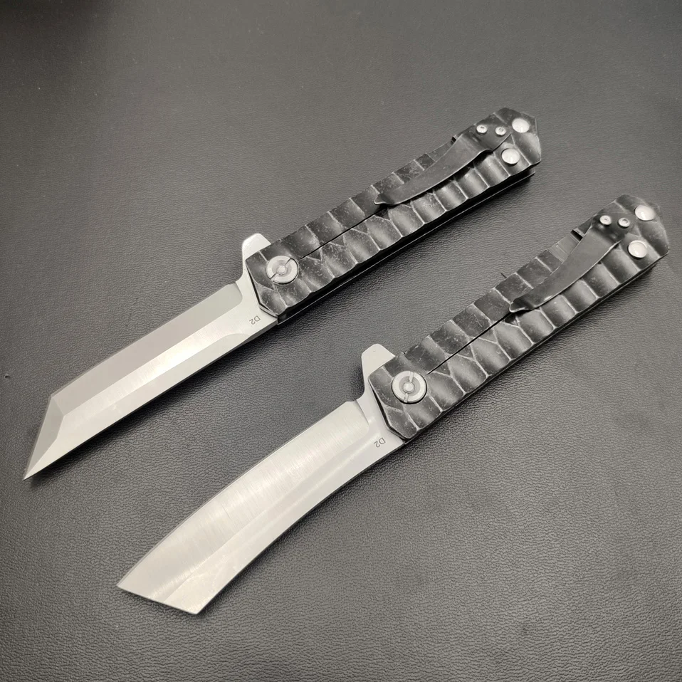 Swayboo D2 из высокопрочной стали высокого и качества острые чистая стальная ручка Портативный Открытый бритья борода Складной нож инструмент