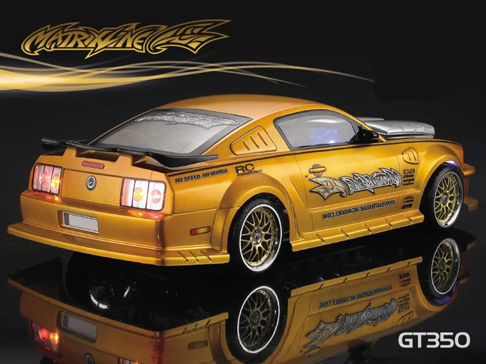 Корпус для ПК Mustang GT350 1/10 1:10 RC ширина 200 мм прозрачный без рисунка корпус дрифта hsp