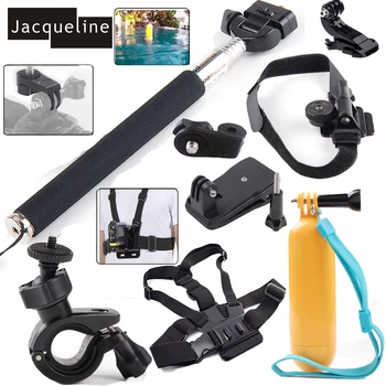 

Jacqueline for Accessories Kit Selfie Stick Mount for Sony Action Cameras AS20 AS30V AS15 AS200V AS100V AZ1 Mini FDR-X1000V/W 4K