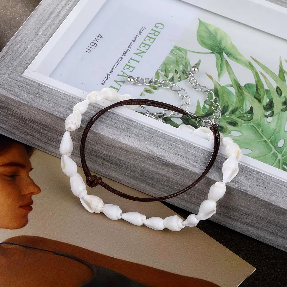 Women Anklets 2 Pcs/Set Beach Barefoot Bracelet