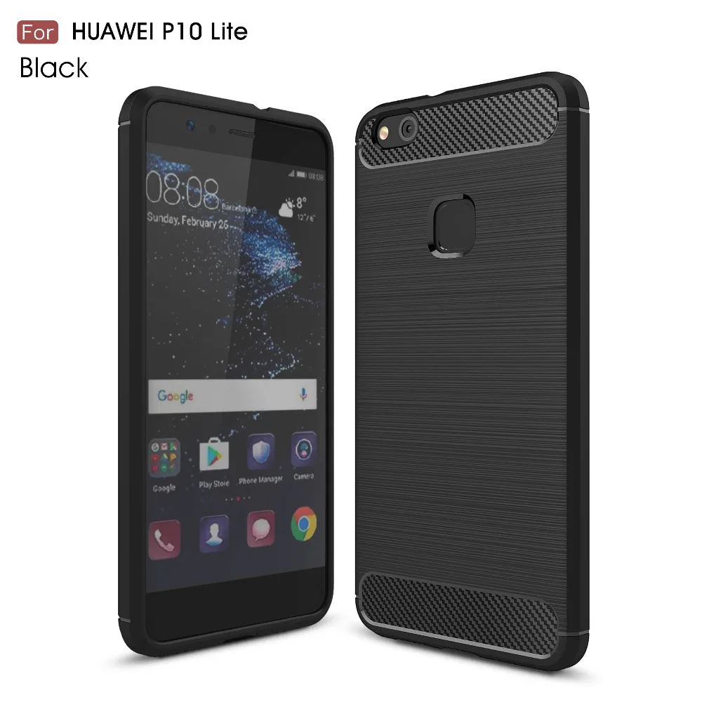 Чехол для Huawei P10 Lite футляр силиконовый чехол чехлы P10Lite мягкая искусственная кожа