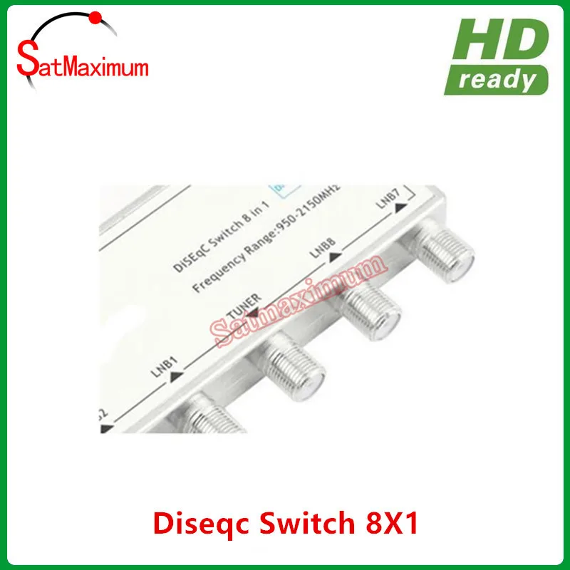 

Free shipping brand new 8x1 DiSEqC Switch 8 in 1 Satellite LNB MultiSwitch