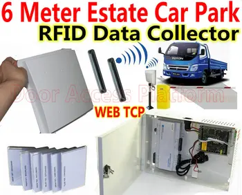 

6 Meter Estate Car Parking Barrier gate UHF RFID 868MHz 0-6 meter range reader work Net interface /TCP/IP Access Controller pcb