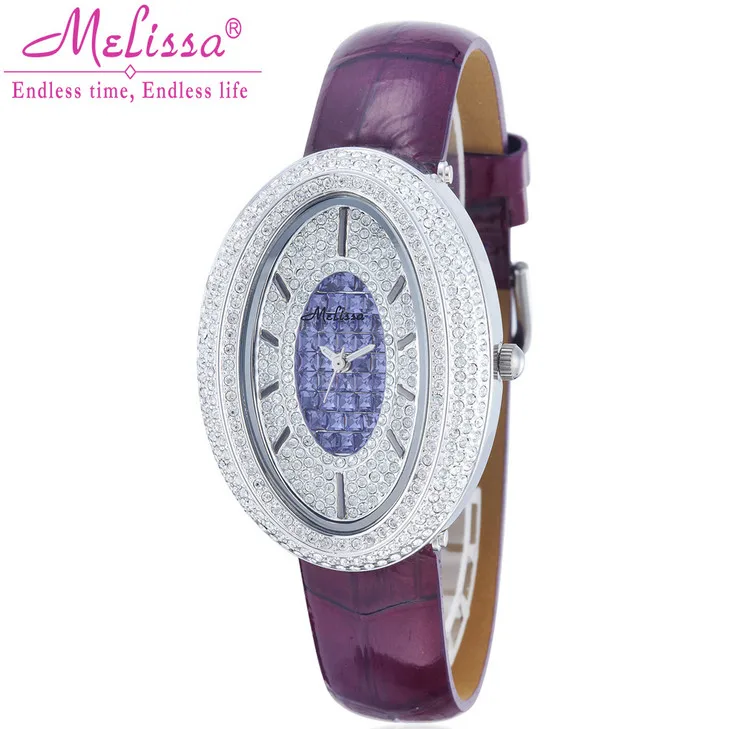 MELISSA Luxury Full Crystals Watches Vintage Palace Designer Women