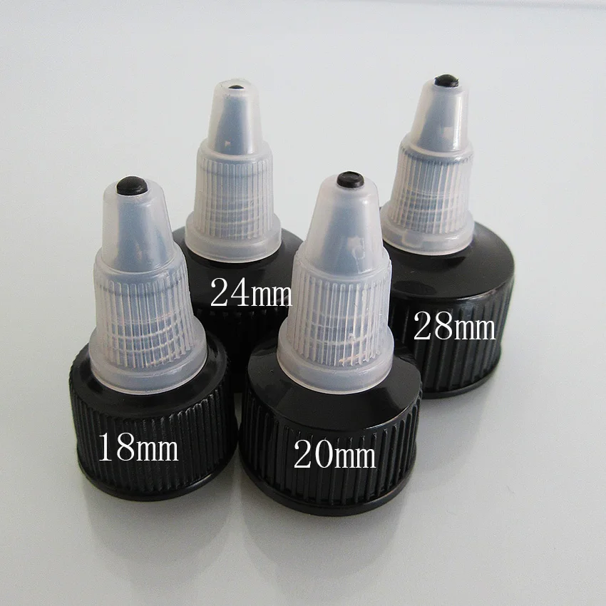 Plastic Bottle Bottle cap,18mm 20mm 24mm 28mm twist off cap for PE/PET bottle,twist cap,Hair Gel Black Cap25pcs/lot